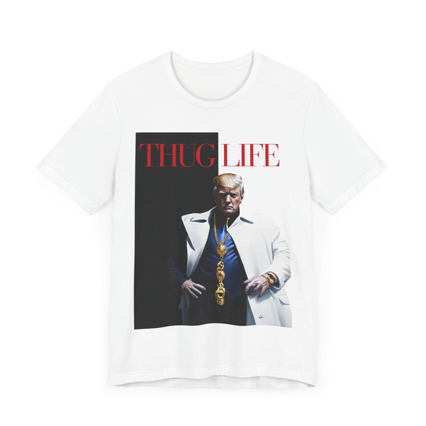 Trump "Scarred" Thug Life Unisex Jersey Short Sleeve Tee